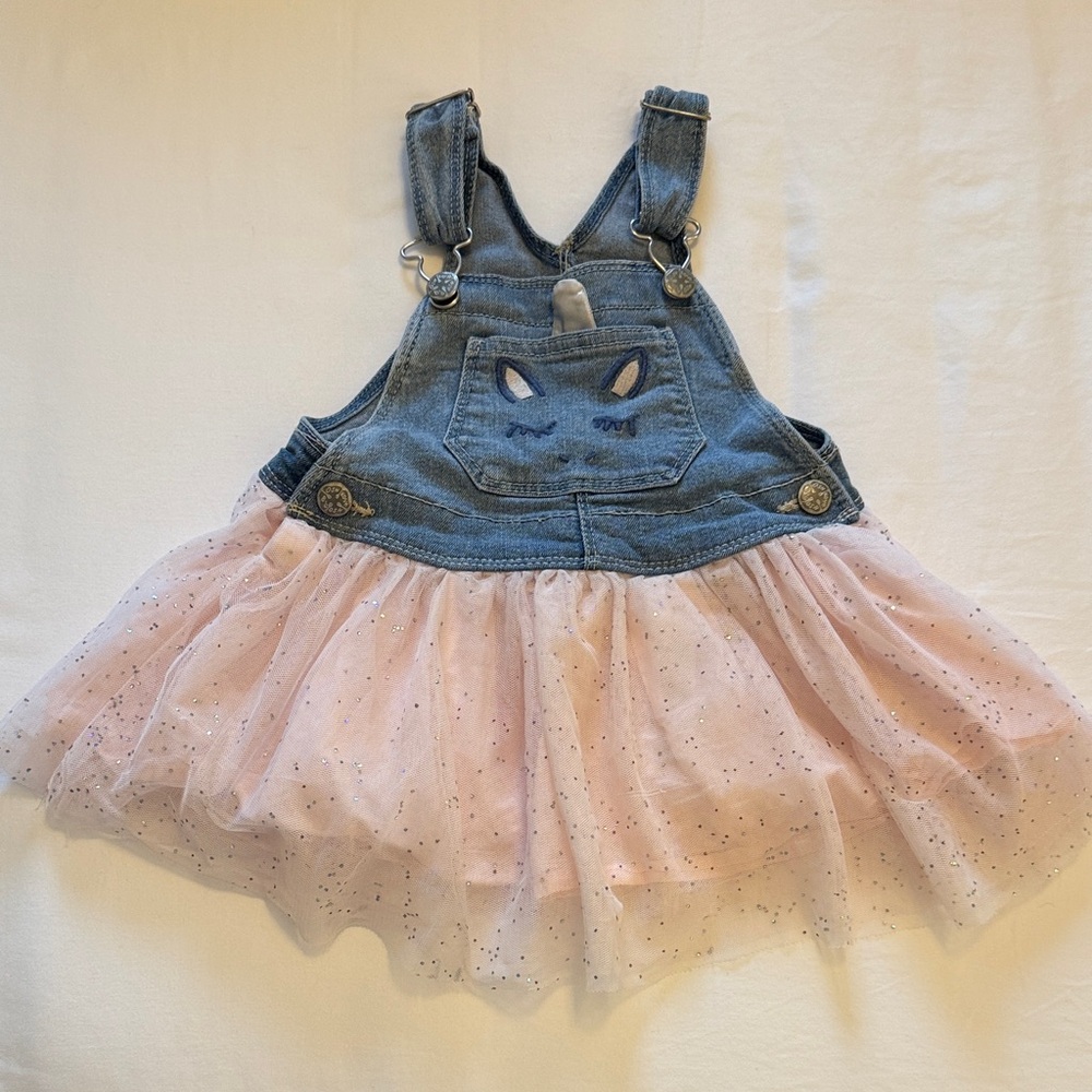 OshKosh B'gosh Denim Twirly Overalls